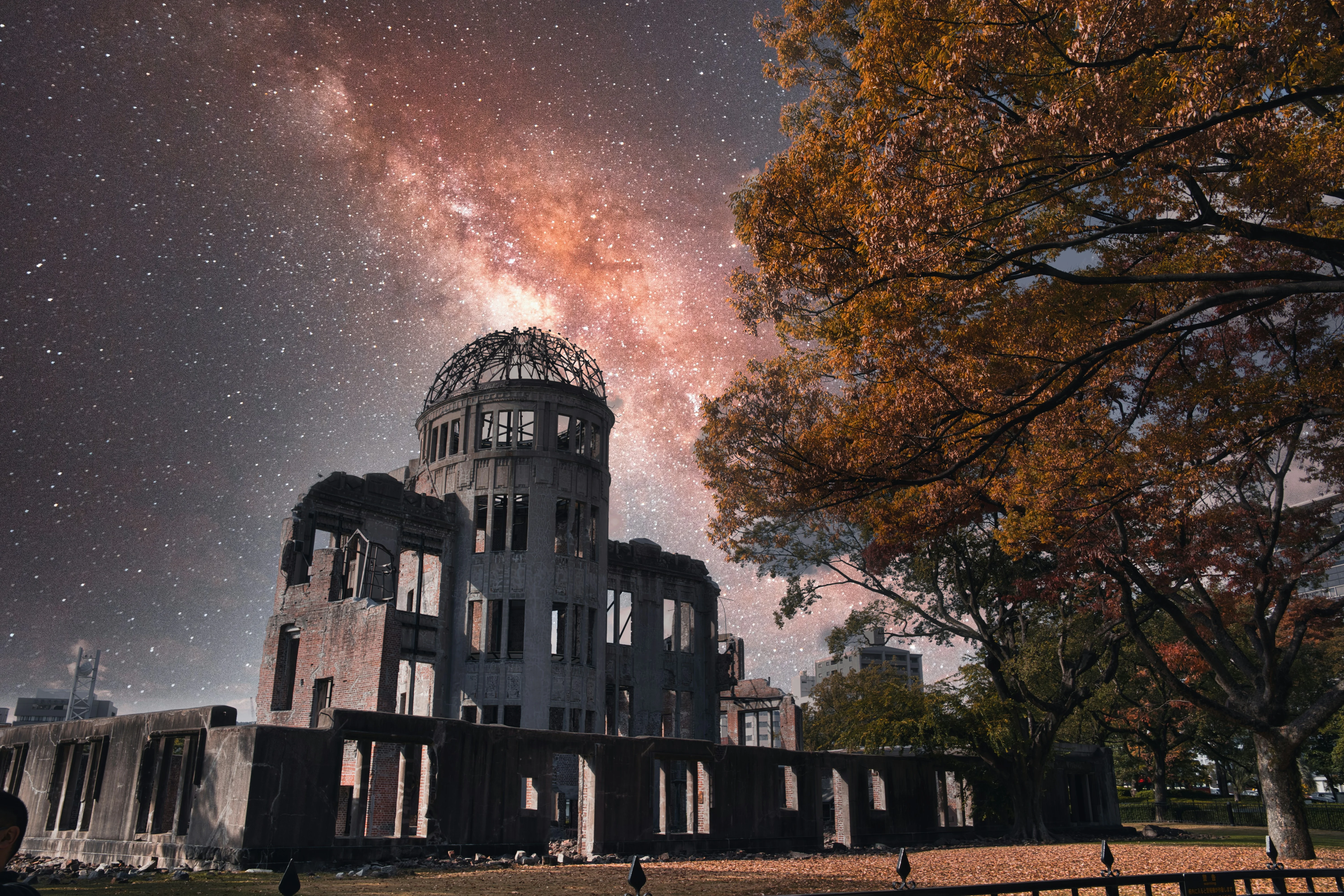 Where Tradition Meets Wilderness: Camping Under Hiroshima's Night Sky Image 1