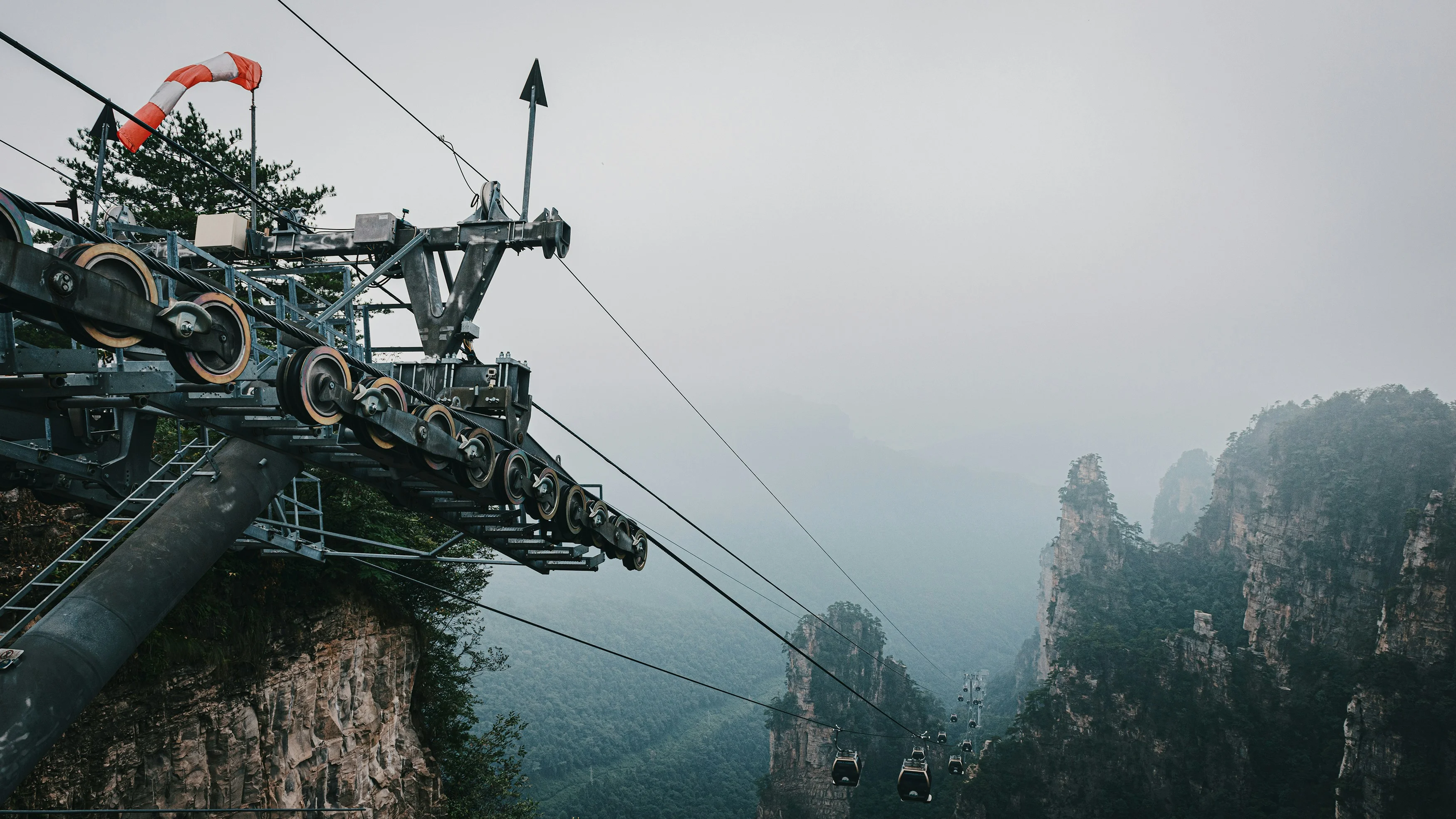 Exploring the Harmonious Balance of Man and Nature in Zhangjiajie Image 2